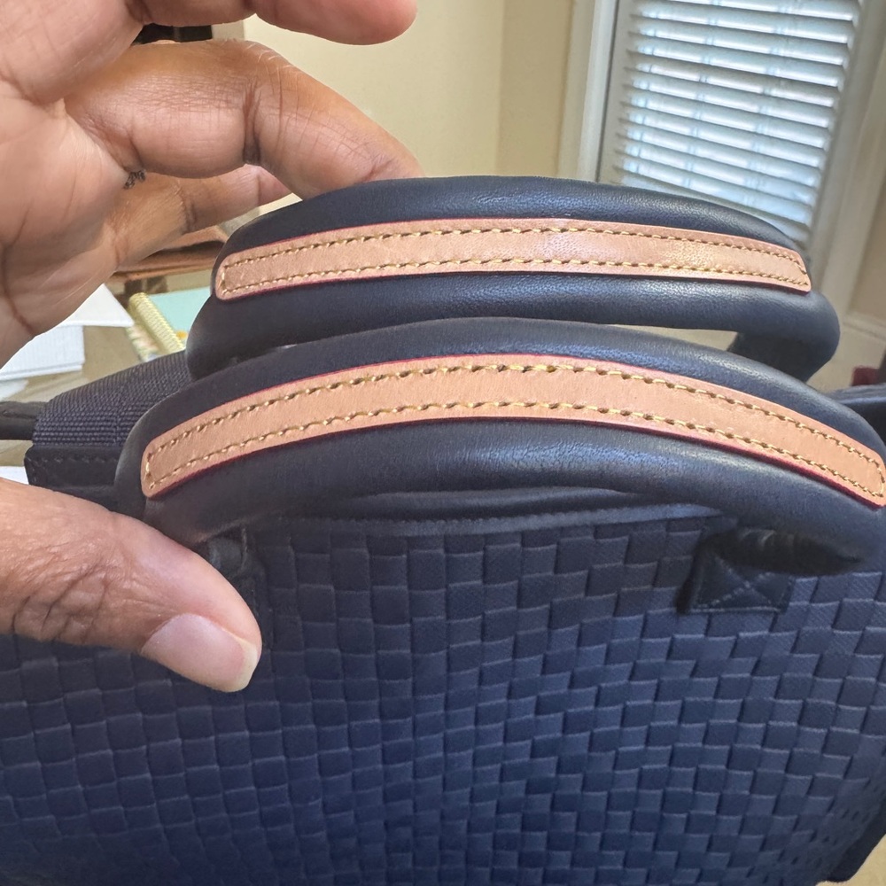 Unused MZ Wallace woven medium box tote in Dawn. Comes with dust bag and tag. - Picture 9 of 10